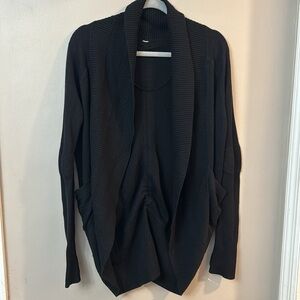 Lululemon Black Cardigan Sweater